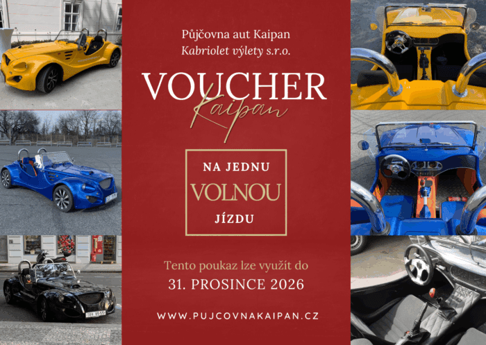 Voucher na 4-hodinovou jízdu ve všední den (po-čt) za 2990Kč